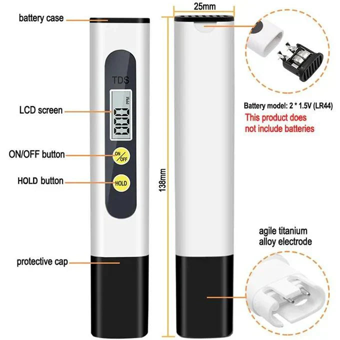 TDS Water Quality Tester Pen | Recommended by Dr. Affan Qaiser
