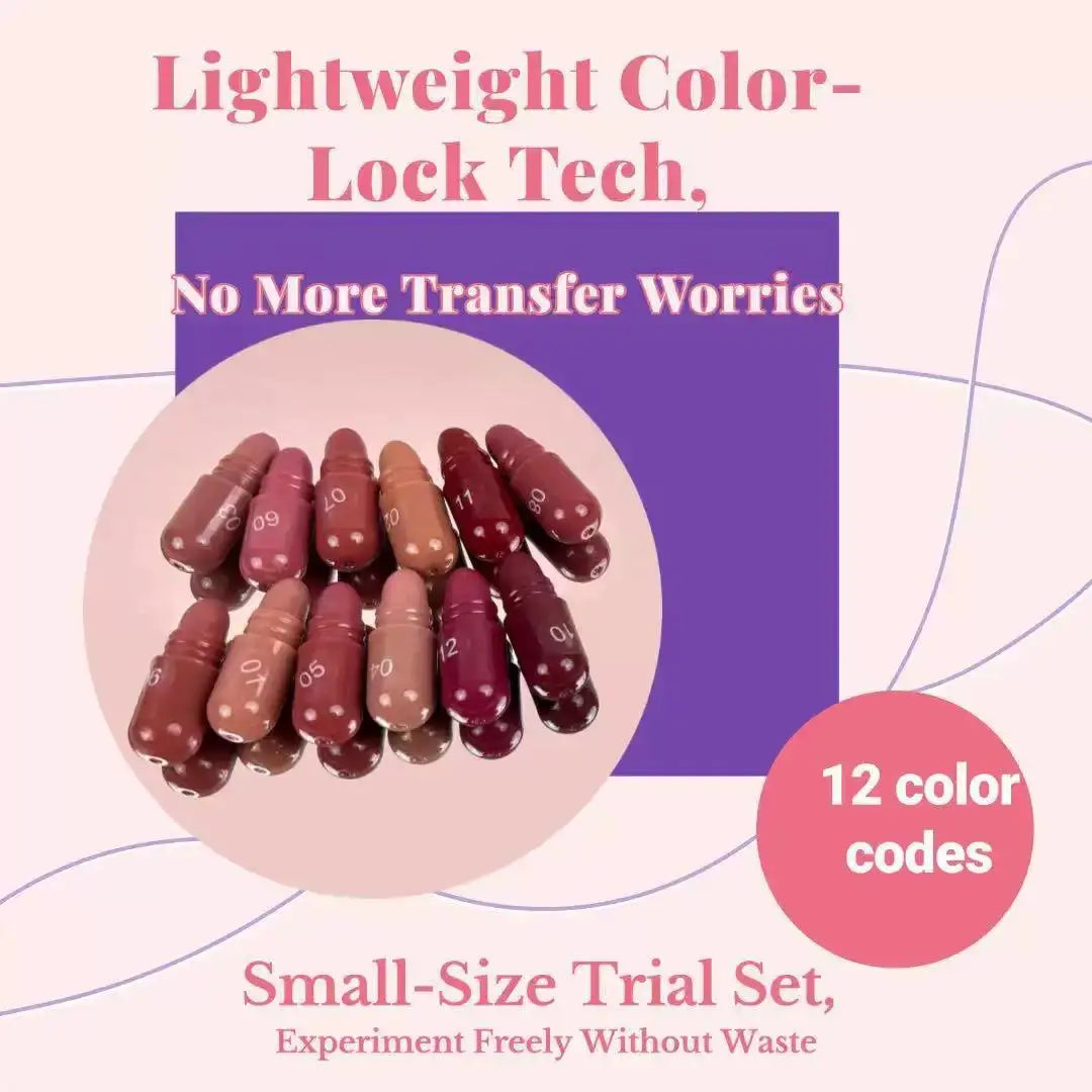 LMG Brother Mini Capsule Lipstick - 12 Pcs Pack