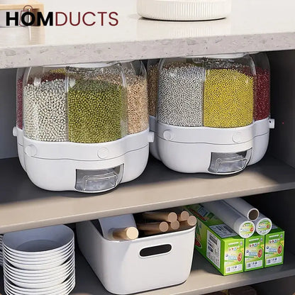 360° Rotating Grain And Cereal Dispenser