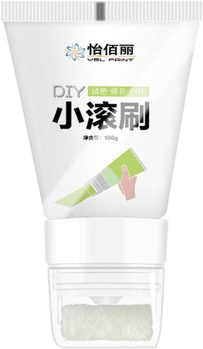 White Wall Small Roller Brush Paint, Small Roller Brush Latex Wall Paint, DIY Wall Paint Repair Wall Paste, Dirty Cover Wall Renovation Repair Wall Paint