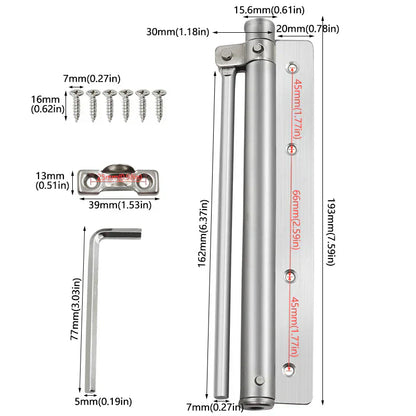 Adjustable Automatic Door Closer – Free Delivery