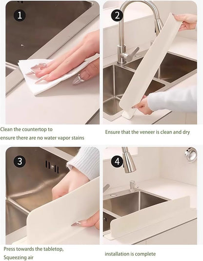 Silicone Kitchen Sink Water Splash Guard