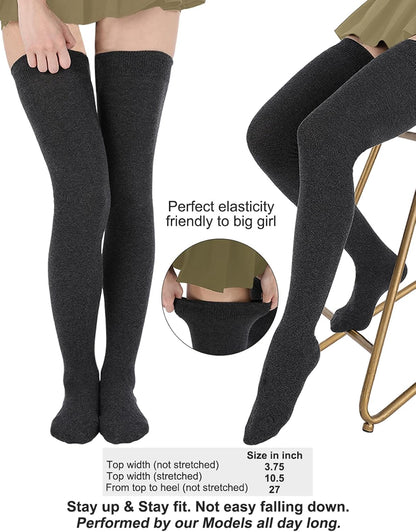 1 Pair Winter High Socks for Men and Women