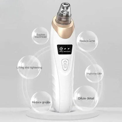Blackhead remover in use