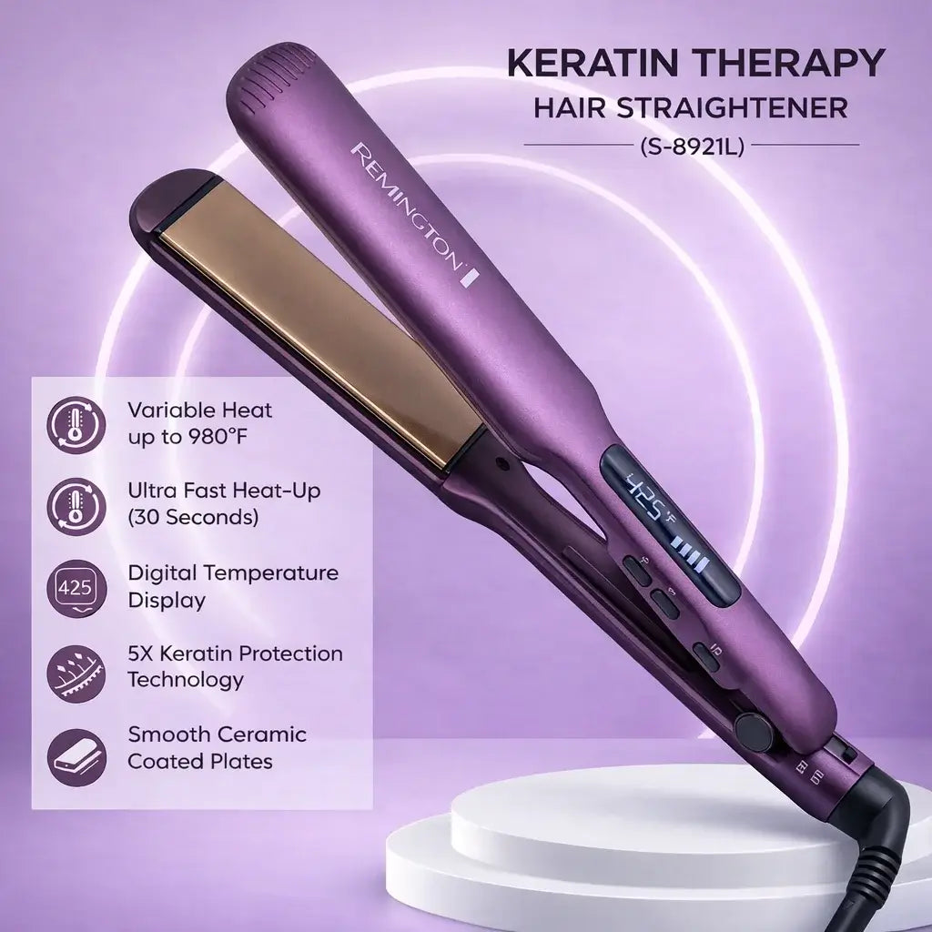 Remington Keratin Therapy Hair Straightener (S-8921L)