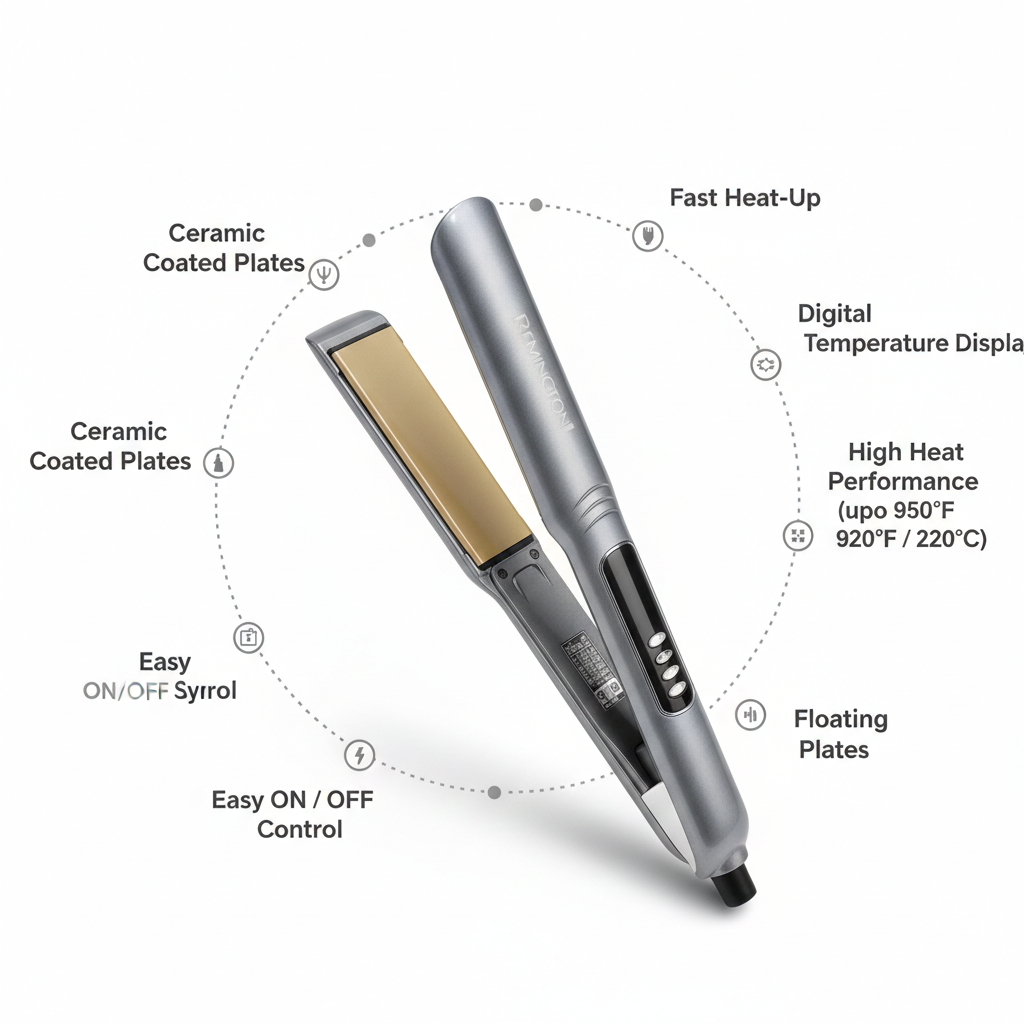 Remington S-981L Keratin Therapy Hair Straightener