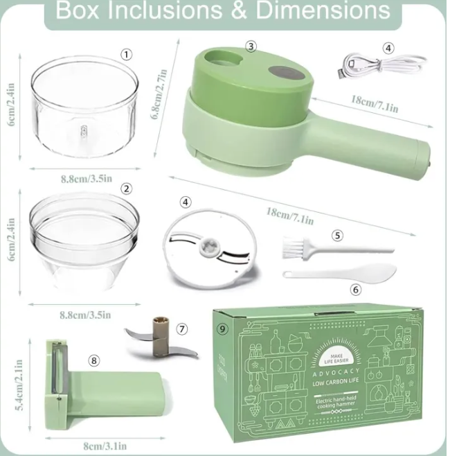Modern 4 in 1 Vegetable Chopper And Cutter