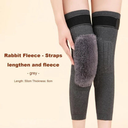 Cashmere Wool Knee Warmers with Adjustable Strap – For Men & Women | Up to 50% Off