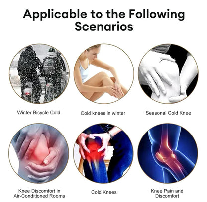 Cashmere Wool Knee Warmers with Adjustable Strap – For Men & Women | Up to 50% Off