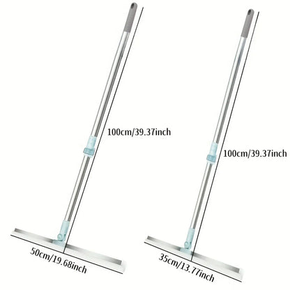 All-Purpose Scraping Wiper Handle Household Cleaning Tool for Floor Bathroom Kitchen Shower Tile Pet Hair