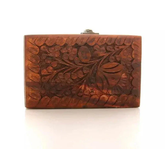 Wooden Jewellery Box Hand Crafted